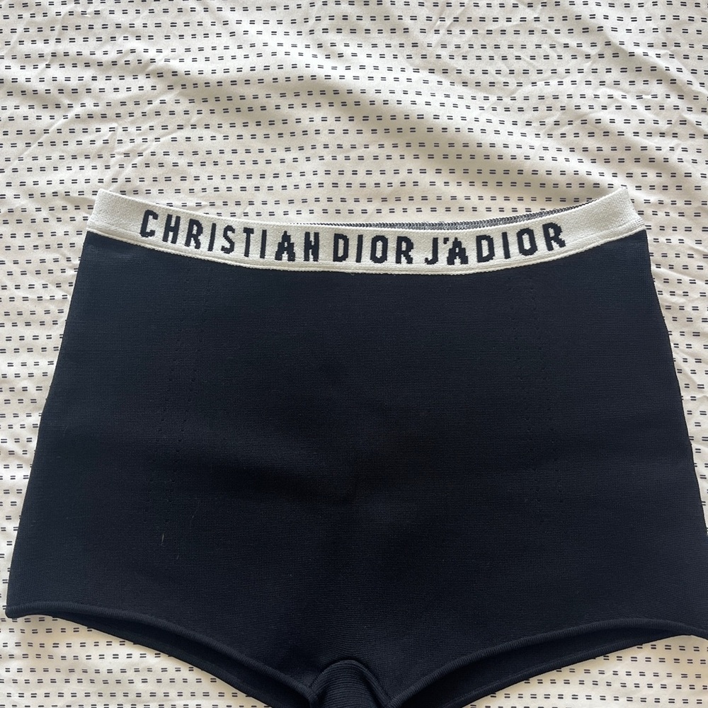 Dior Women's High Waist Black Shorts